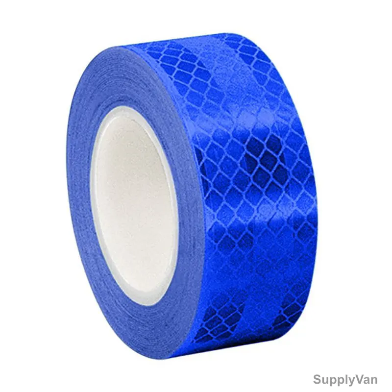 Fluorescent Reflective Tape, 48MM Width x 25 Mtrs Length, Blue