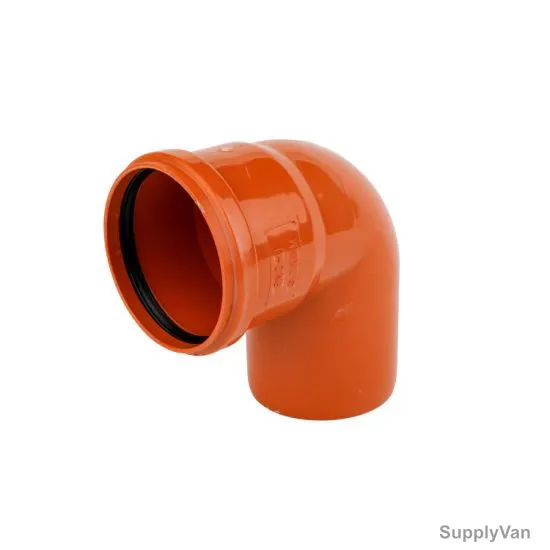 Terrain Elbow, PVC, 90 Degree, 4 Inch, Red