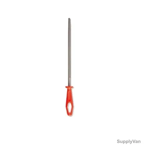 Clarke Round File With Handle, RF10BHC, Bastard Cut, 10 Inch, 10 Pcs/Pack