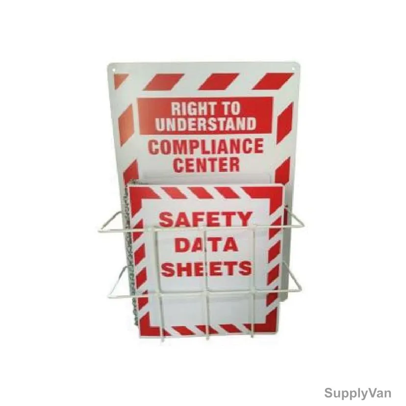 Loto-Lok Safety Data Sheet Station, SDS-CC-1SET, 508 x 355MM