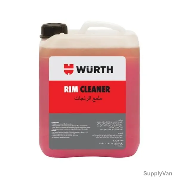 Wurth Highly Concentrated Rim Cleaner, 0893250025, 25 Ltrs, Pink