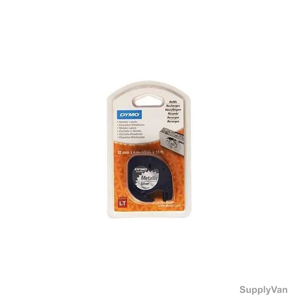 Dymo Label Tape, DYS0721730, LetraTag, 4 Mtrs