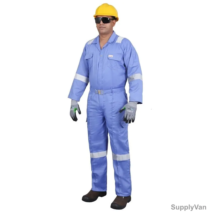 Vaultex Coverall, ASK, Twill Cotton, 190GSM, 2XL, Petrol Blue