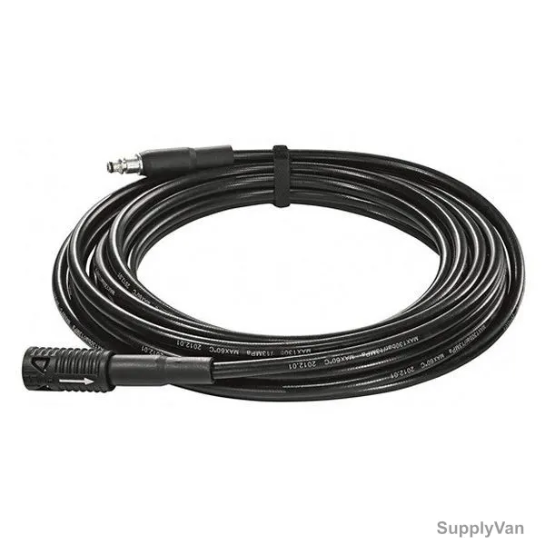 Black and Decker High Pressure Extension Hose, PWEH41612-B5, 8 Mtrs, Black