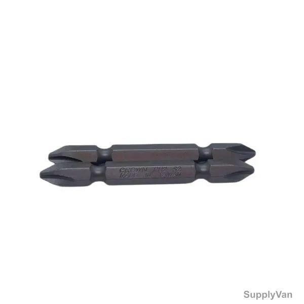 Star Screw Bit, Phillips, Double Ended, PH2 x 65MM, 10 Pcs/Pack