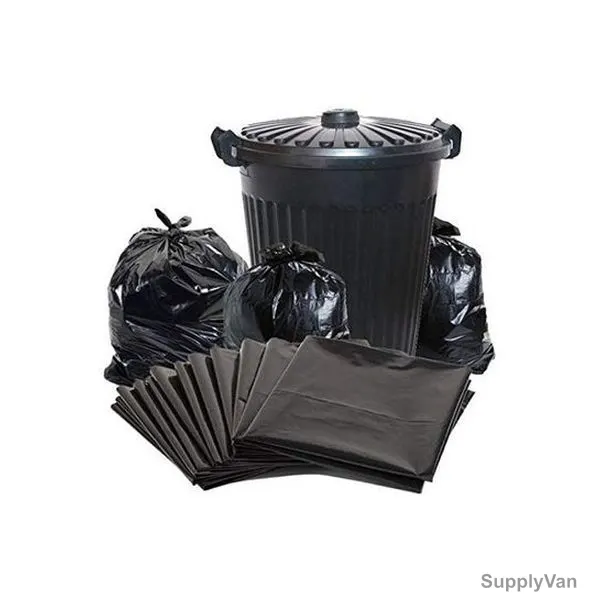 Snh Compostable Trash Bag, GB02-1x40, Plastic, 95 x 120CM, Black, 40 Pcs/Pack