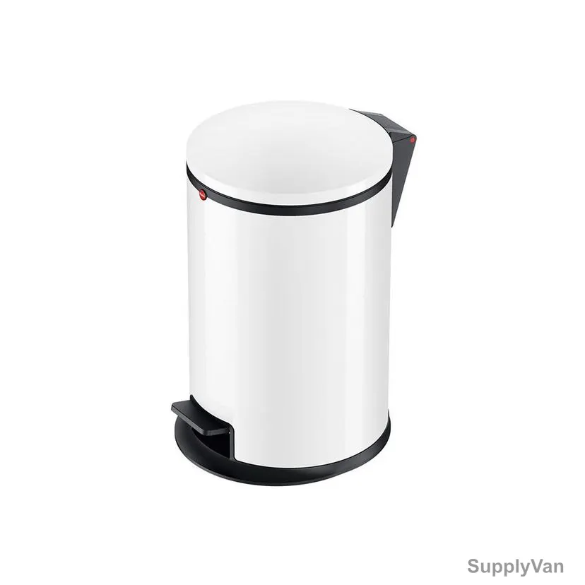 Hailo Pedal Waste Bin, HLO-0517-030, Pure M, 12 Litres, White