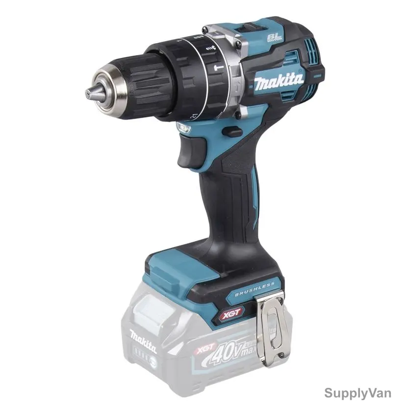Makita XGT Percussion Driver Drill, HP002GZ, 40V, 64 Nm, 0-2200 RPM, 13MM Drill Chuck Capacity
