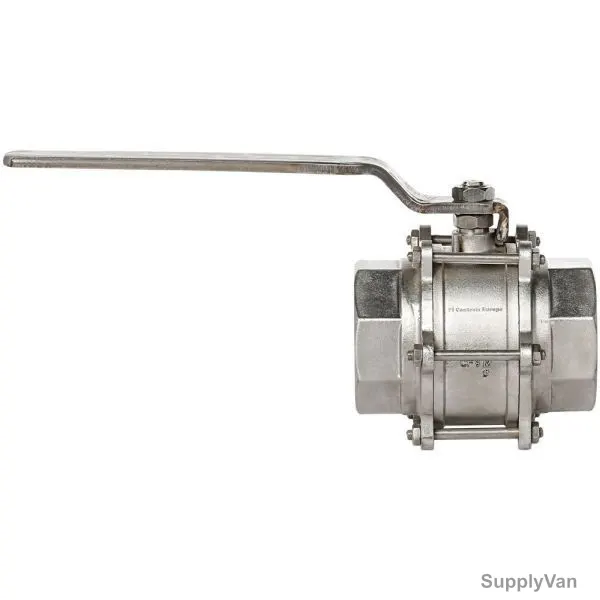 PI Controls Ball Valve, BLV-SS-4-150, 4 Inch