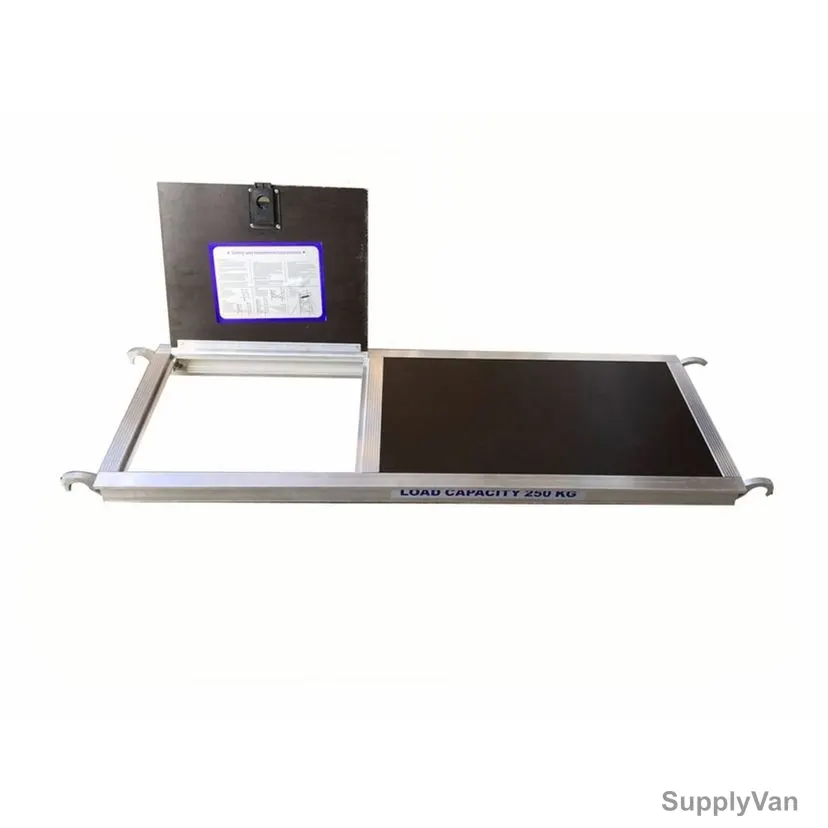 Unique Single Width Scaffolding Platform With Trapdoor, USSW-PTD, Aluminium, 1.80 Mtrs