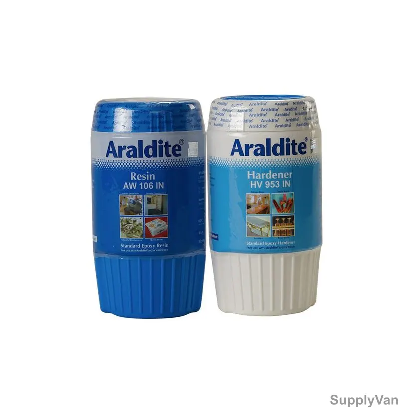 Araldite Standard Epoxy Resin And Hardener Set, AW-106+HV-953, 450GM, 2 Pcs/Set