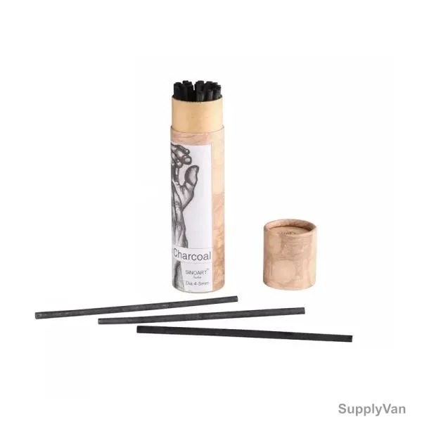 Sinoart Willow Charcoal, SFT0161, 4-5MM, 25 Pcs/Pack — image 1