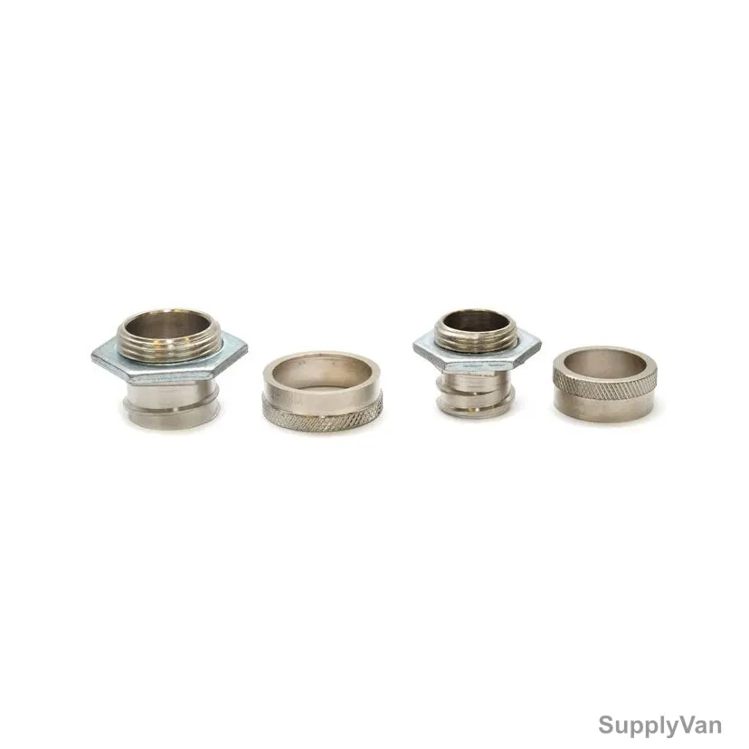 Raiden Flexible Conduit Adapter, Bass, 25MM, 100 Pcs/Pack