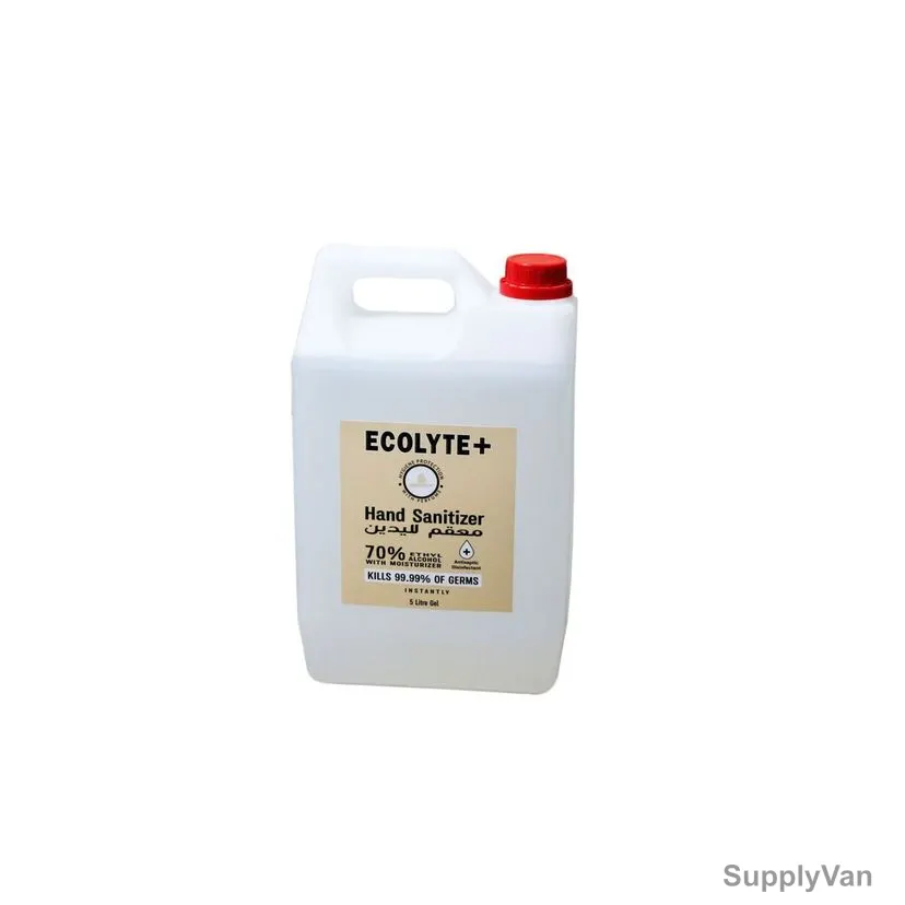 Ecolyte Plus Hand Sanitizer Gel With Moisturizer, 5 Ltrs — image 1