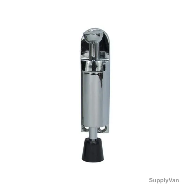 Robustline Foot Door Stopper, Zinc, Silver