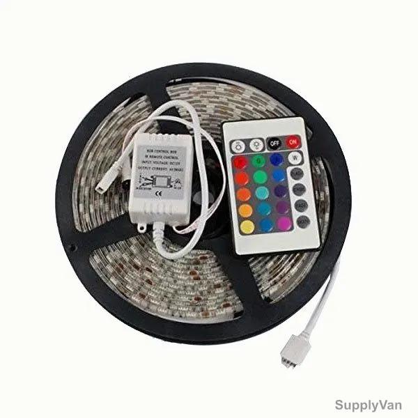 LED Strip Light With Remote Controller, SMD 3528, Multicolor — image 1