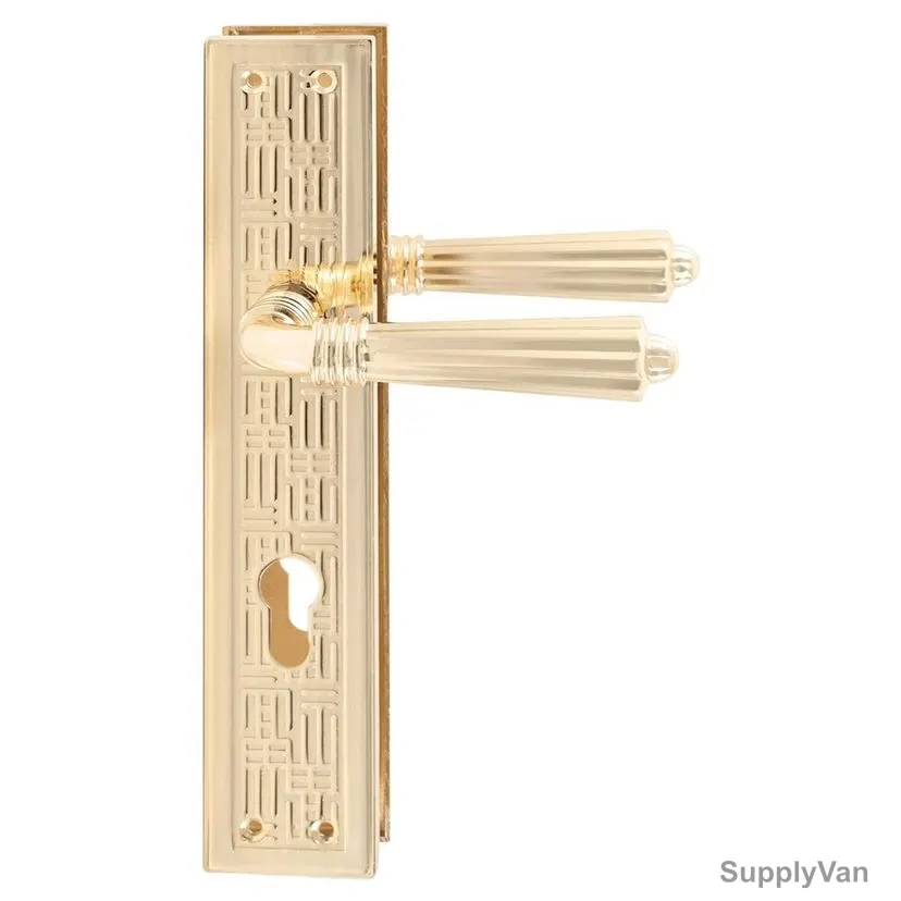 ACS Door Handle, CC43-AA13-GP, Zinc, Gold