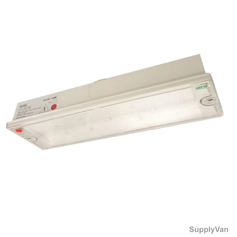 Denko Compact Emergency Light, EmCEL-16NM, LED, Non-Maintained, 6W, White