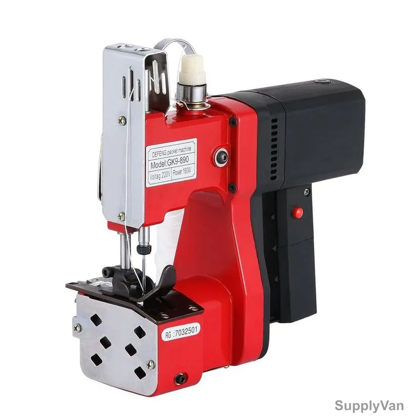 Portable Cable Operated Bag Closing Machine, GK9-890, 190W, 16000 RPM, Red — image 1