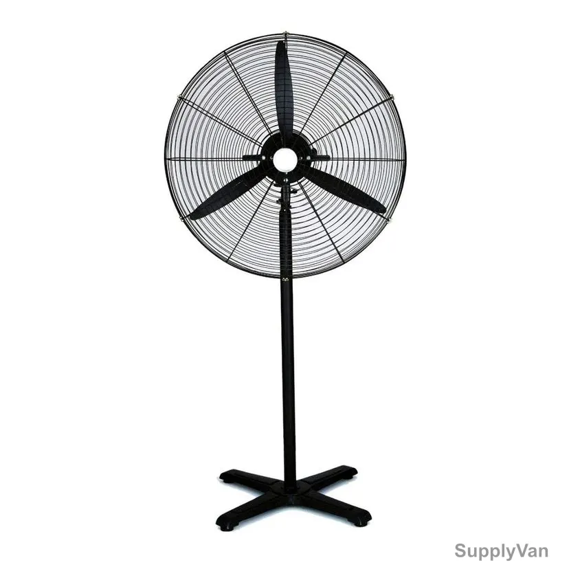 Pak Heavy Duty Industrial Stand Fan, PW3-30, 280W, 30 Inch Blade Dia, Grey/Black — image 1
