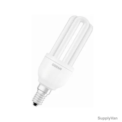 Osram Compact Fluorescent Lamp, Dulux D-L, E27, 11W, 6500K, Cool Daylight