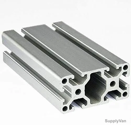 Extrusion T-Slot Profile, 40 Series, Aluminium, 40 x 80MM, Silver, PK4