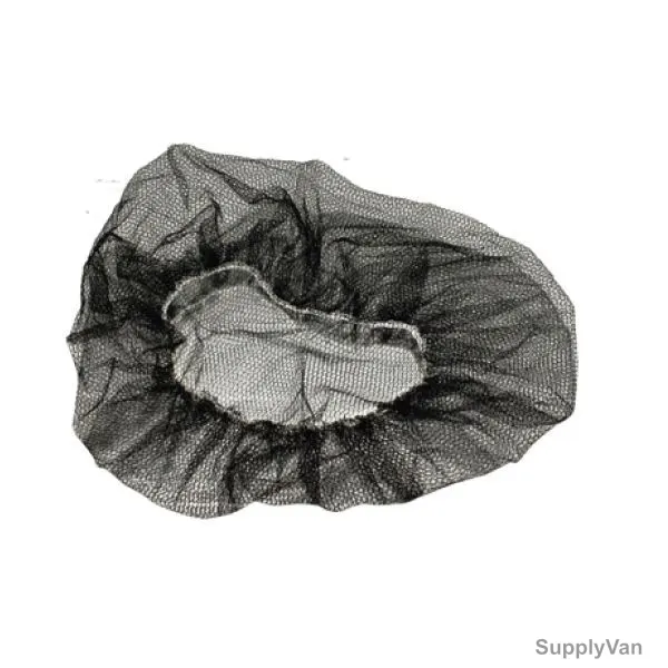 Hotpack Nylon Hair Net Cap, Nhc, Black, 1000 Pcs/Carton