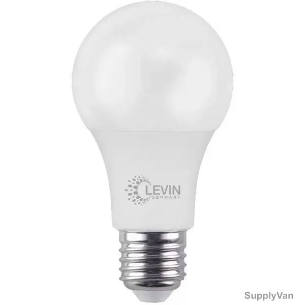 Levin A Type ECO LED Bulb, LBL-65, IP20, A60, E27, 12W, 6500K, Daylight