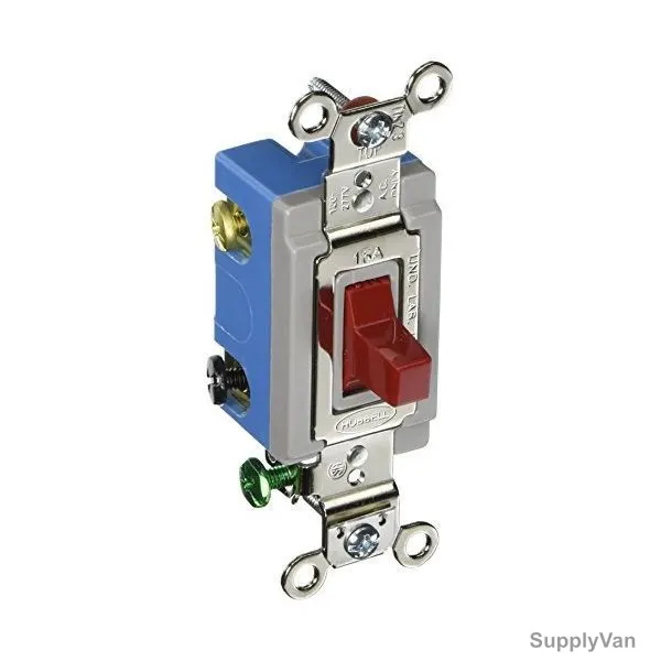 Hubbell 4 Way Momentary Toggle, HUBHBL1556R, 15A, 120-277VAC