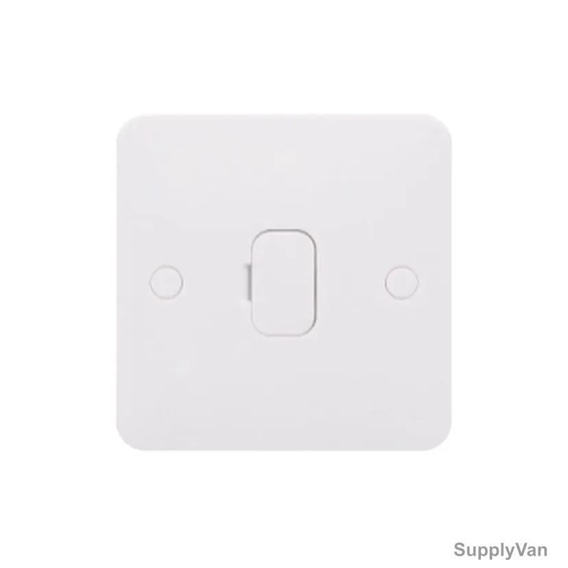 Schneider Electric Moulded Fused Connection Unit, GGBL5000S, Lisse, 13A, 250VAC, White — image 1