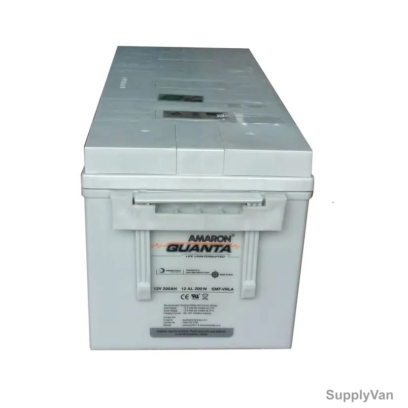 Amaron Quanta SMF VRLA Battery, 12AL200N, 12V, 200Ah