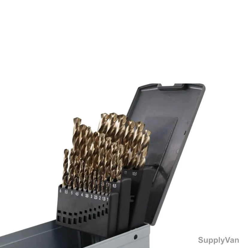 Comat HSS Cobalt Drill Bit Set, M42 Steel, 1-13MM, 25 Pcs/Set — image 1