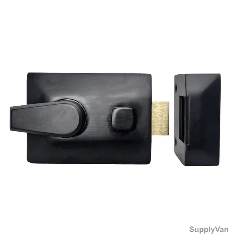Dorfit Night Latch, DTNL089-BK, 6.7CM Width x 9.1CM Length, Black
