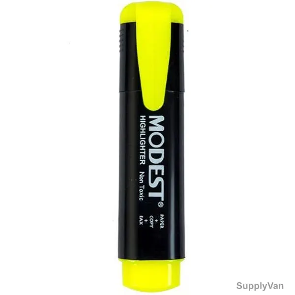 Modest Highlighter, MS-810-YE, 2-5MM Tip Size, Yellow