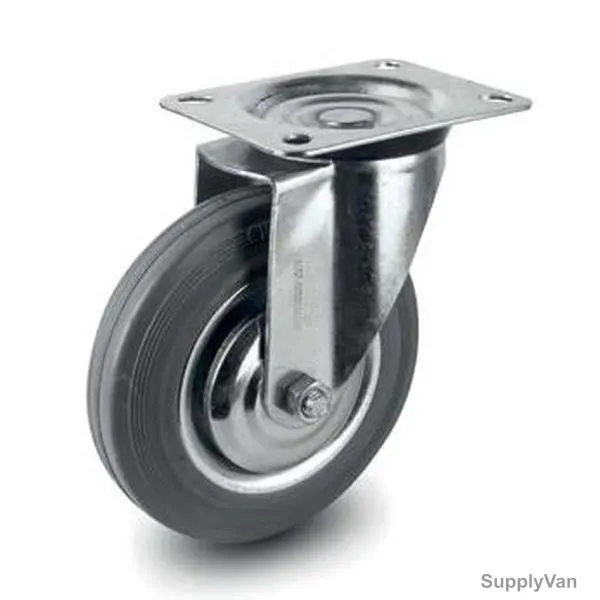 Swivel Plate Caster, 004160, Medium Duty, 16CM, 135Kg