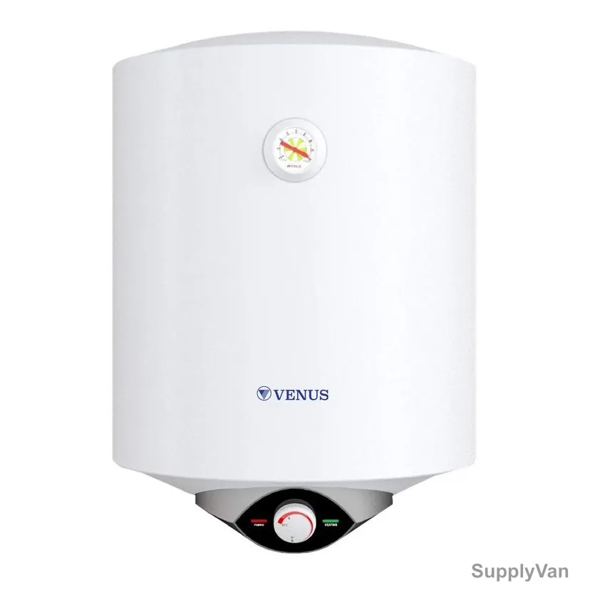 Venus Wall Mounted Electric Water Heater, 30VVX, Vertical, 1200W, IPX4, 30 Ltrs Tank Capacity, White