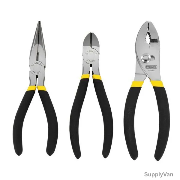 Stanley Plier Set, 0-84-114, 6 Inch, 3 Pcs/Set