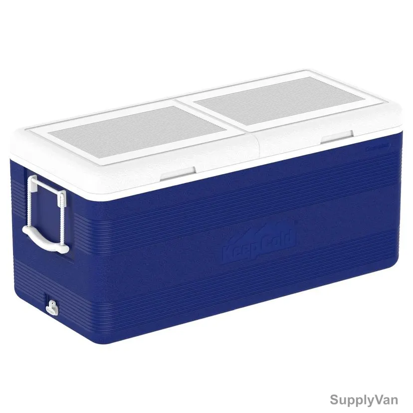 Cosmoplast KeepCold Deluxe Icebox, MFIBXX023BL, 103CM Length x 47CM Width x 48CM Height, 144 Ltrs Capacity, Blue — image 1