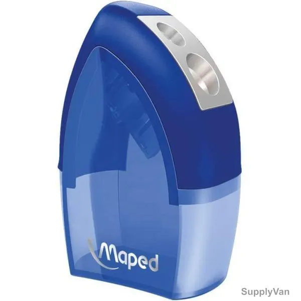 Maped Tonic Pencil Sharpener, MD-006900, 2 Hole, Blue
