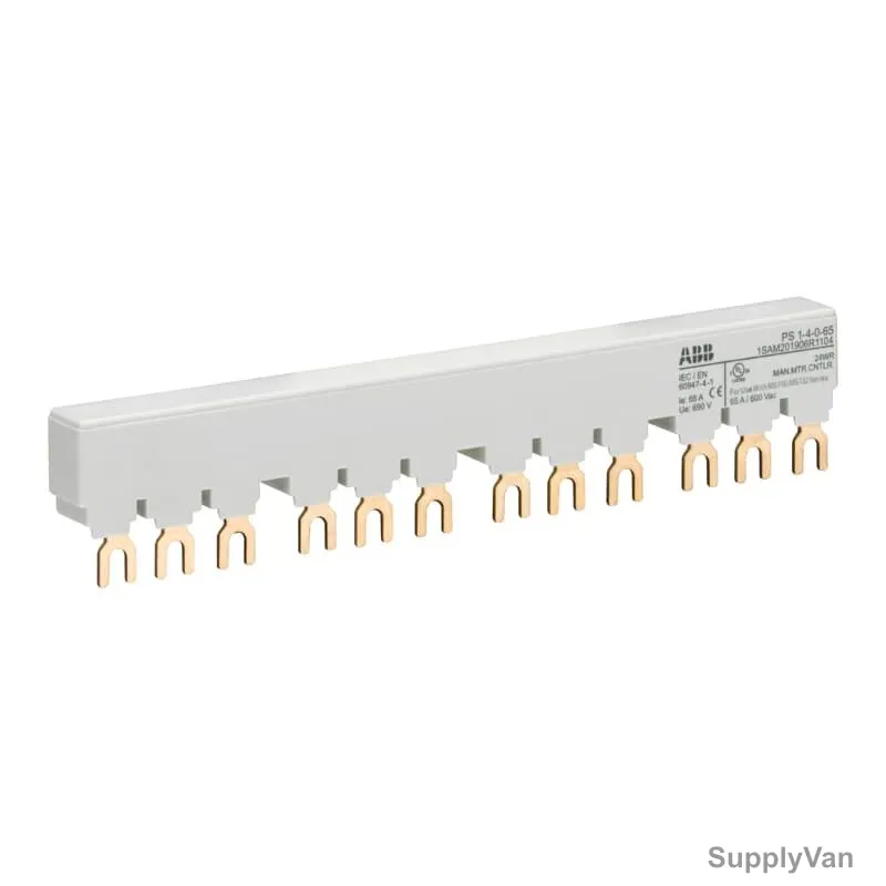 ABB Busbar, PS1-4-0-65, 3 Phase, 4 Modules, 65A
