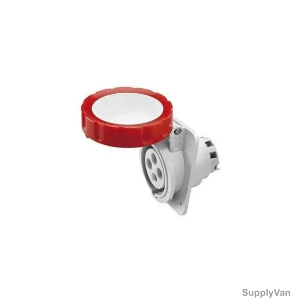 Gewiss 10 Deg Flush Mounting Socket Outlet, GW62231, IP67, 16A, 3P+E