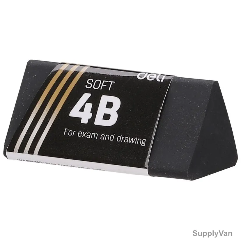 Deli Infinite Exam Nano Eraser, EH01720, PVC, Black