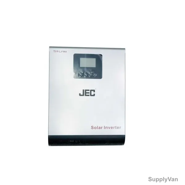 JEC Solar Inverter, CC-876C, 3-5KW, 6000VA, Silver and Black