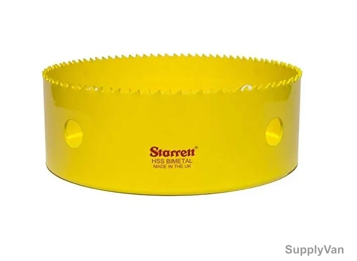 Starrett Hole Saw, SH168MM, High Speed Steel, 168MM, Yellow