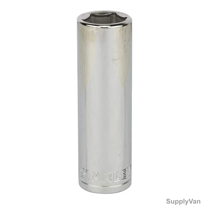 Stanley 6 Point Deep Socket, STMT73331-8B, 1/2 Inch Drive, 17MM