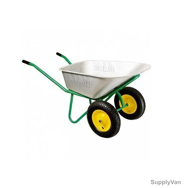 Palisad Reinforced Wheelbarrow, 68923377, Steel, 2 Wheel, 220 Kg Loading Capacity