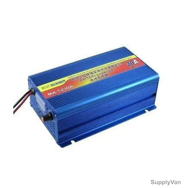 Suoer Battery Charger, MA-1230A, 30A, 12V, Blue — image 1