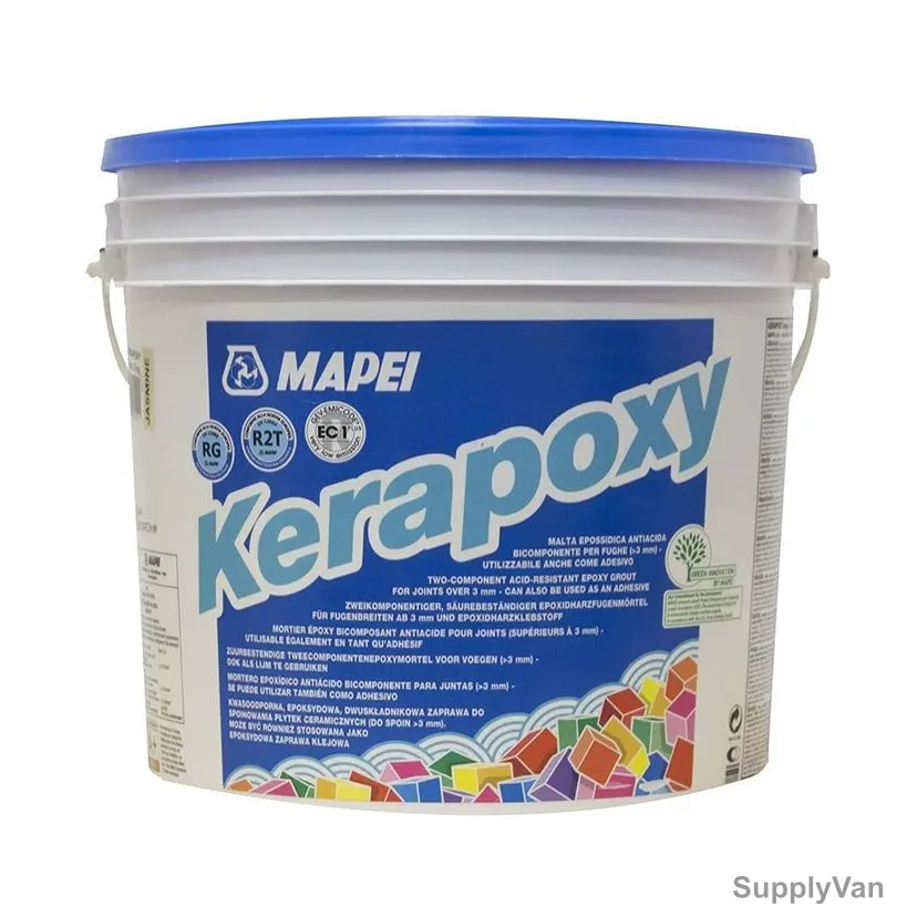 Mapei Kerapoxy Tile Adhesive and Grout, 5 Kg, 120 Black