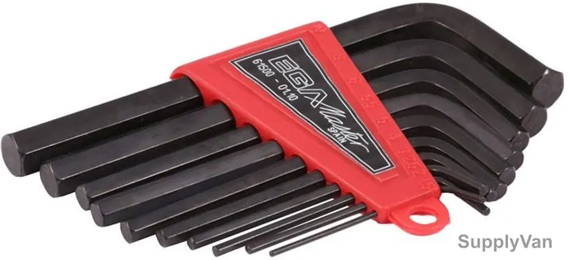 Ega Master Hex Key Set, 61500, 10 Pcs/Set — image 1