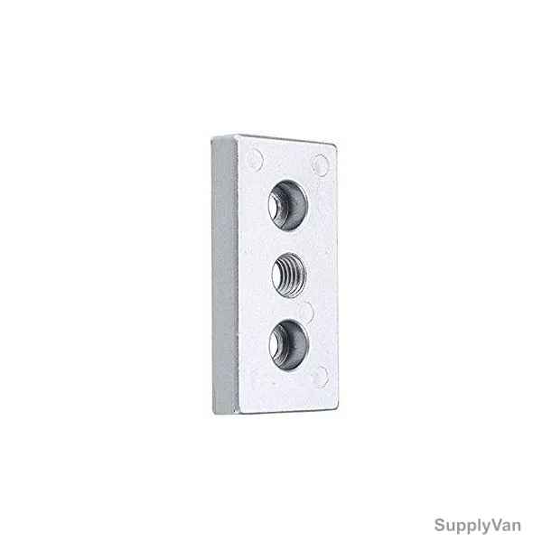 Extrusion Connecting Face Plate, 45 Series, Aluminium, 45 x 90MM, PK2